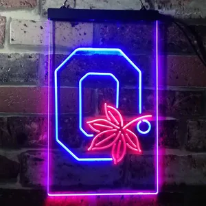 Ohio State Buckeyes Logo 2 Neon-Like LED Sign