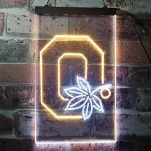Ohio State Buckeyes Logo 2 Neon-Like LED Sign