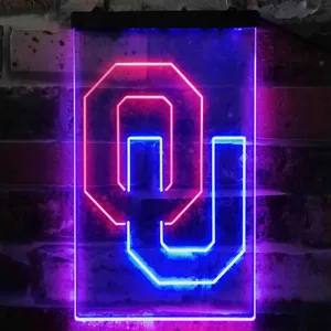 Oklahoma Sooners Logo Neon-Like LED Sign