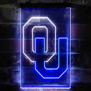 Oklahoma Sooners Logo Neon-Like LED Sign