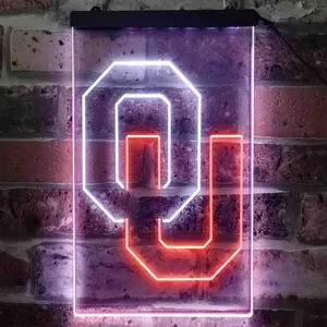 Oklahoma Sooners Logo Neon-Like LED Sign