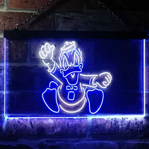 Oregon Ducks Mascot Neon-Like LED Sign