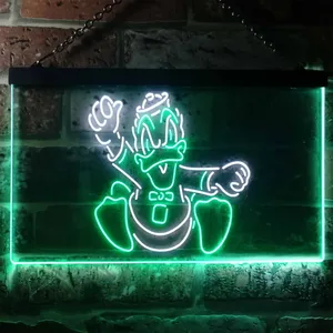 Oregon Ducks Mascot Neon-Like LED Sign