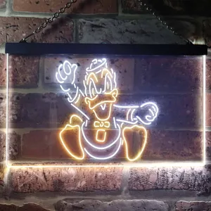 Oregon Ducks Mascot Neon-Like LED Sign