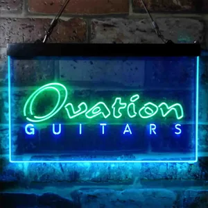 Ovation Guitar Neon-Like LED Sign