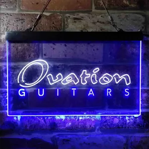 Ovation Guitar Neon-Like LED Sign