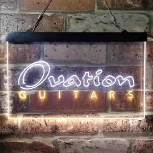Ovation Guitar Neon-Like LED Sign