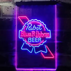 Pabst Blue Ribbon Ribbon 1 Neon-Like LED Sign