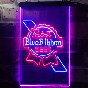 Pabst Blue Ribbon Ribbon 1 Neon-Like LED Sign