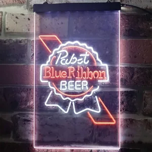 Pabst Blue Ribbon Ribbon 1 Neon-Like LED Sign