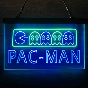 Pac-Man Neon-Like LED Sign