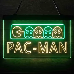 Pac-Man Neon-Like LED Sign