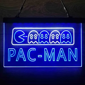Pac-Man Neon-Like LED Sign