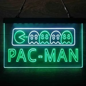 Pac-Man Neon-Like LED Sign