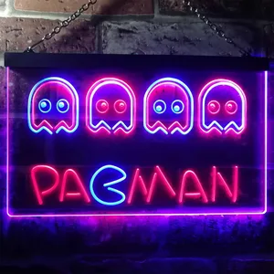 Pacman Neon-Like LED Sign