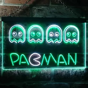 Pacman Neon-Like LED Sign