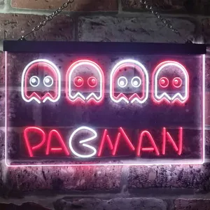Pacman Neon-Like LED Sign