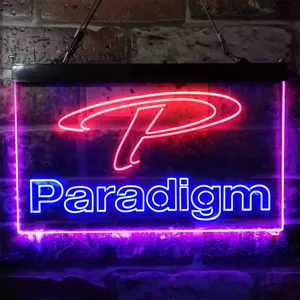 Paradigm Logo Neon-Like LED Sign