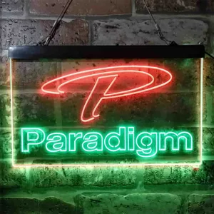 Paradigm Logo Neon-Like LED Sign