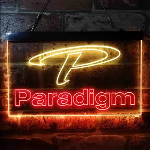 Paradigm Logo Neon-Like LED Sign