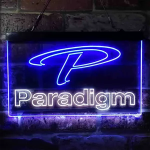 Paradigm Logo Neon-Like LED Sign