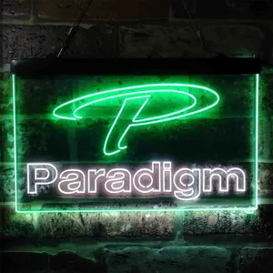 Paradigm Logo Neon-Like LED Sign
