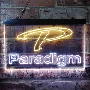 Paradigm Logo Neon-Like LED Sign