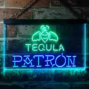 Patron Bee Logo Neon-Like LED Sign