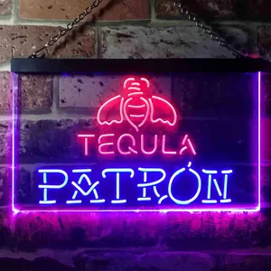 Patron Bee Logo Neon-Like LED Sign