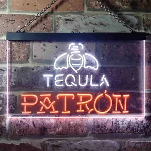 Patron Bee Logo Neon-Like LED Sign