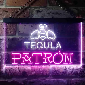 Patron Bee Logo Neon-Like LED Sign