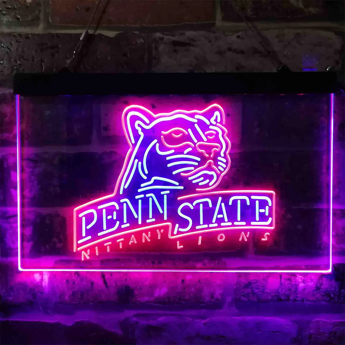 Penn State Nittany Lions Alternate Logo Neon-Like LED Sign - Legacy Edition