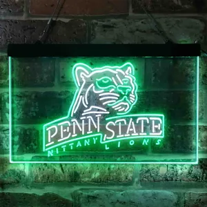 Penn State Nittany Lions Alternate Logo Neon-Like LED Sign - Legacy Edition