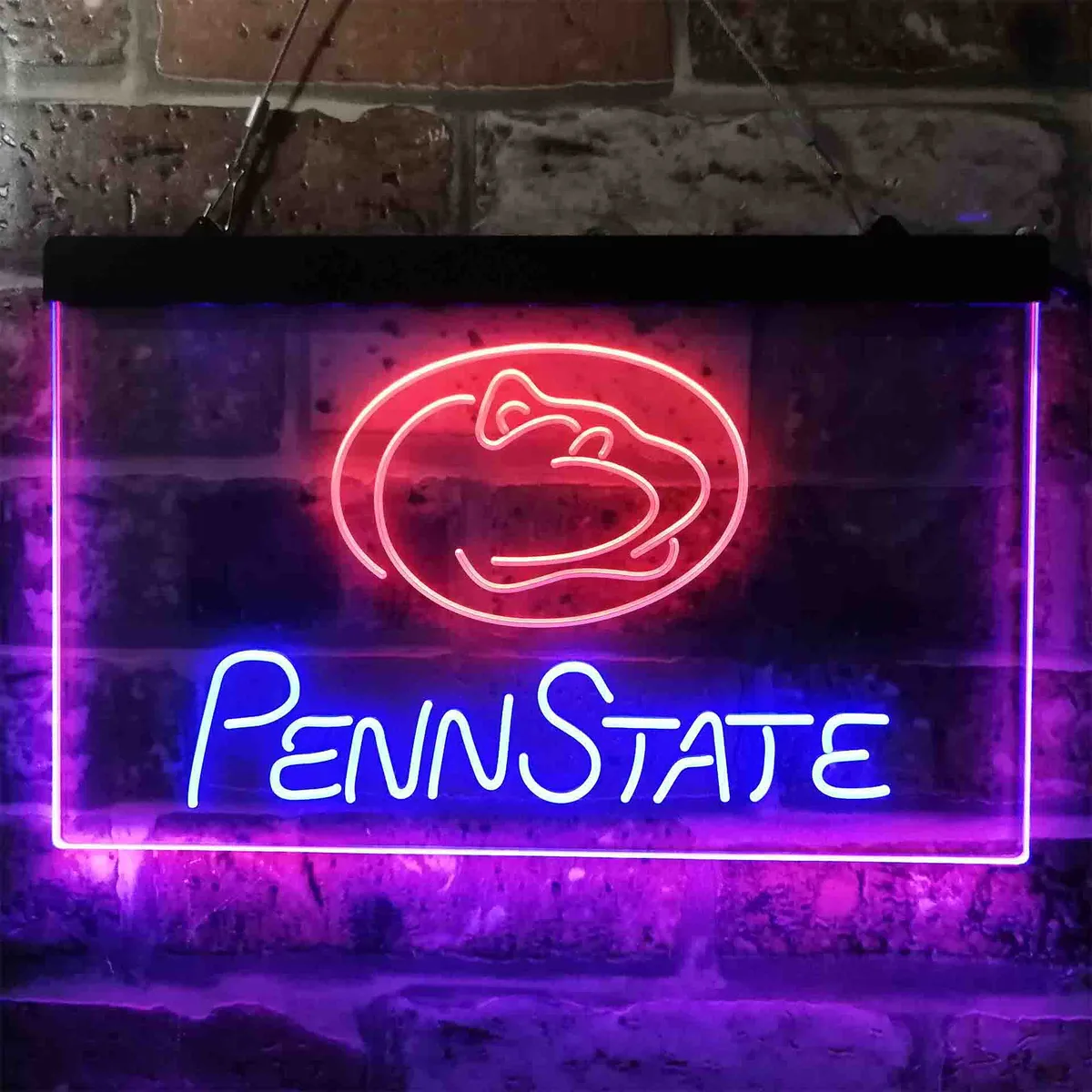 Penn State Nittany Lions Logo 2 Neon-Like LED Sign