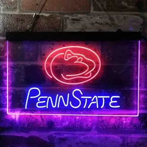 Penn State Nittany Lions Logo 2 Neon-Like LED Sign