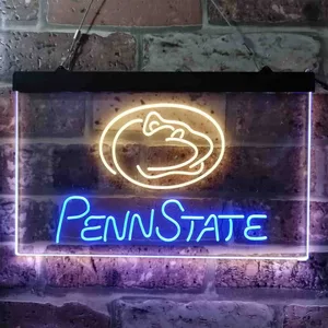 Penn State Nittany Lions Logo 2 Neon-Like LED Sign