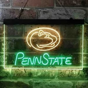 Penn State Nittany Lions Logo 2 Neon-Like LED Sign