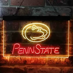 Penn State Nittany Lions Logo 2 Neon-Like LED Sign