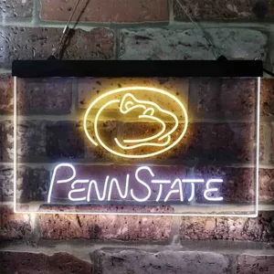 Penn State Nittany Lions Logo 2 Neon-Like LED Sign