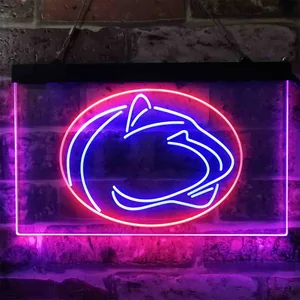 Penn State Nittany Lions Plain Logo Neon-Like LED Sign