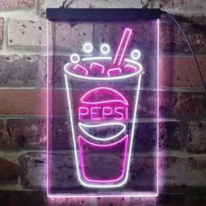 Pepsi Cold Cup Neon-Like LED Sign