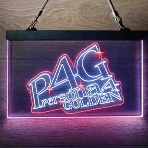Persona 4 Golden PDG Neon-Like LED Sign