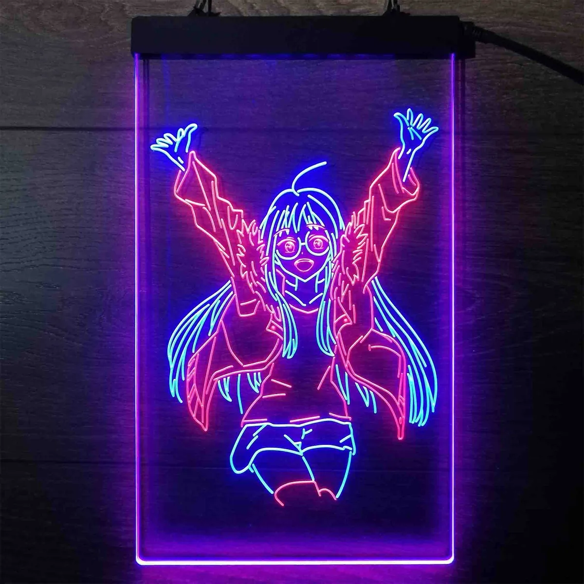 Persona 5 Futaba Sakura Hands Up Neon-Like LED Sign