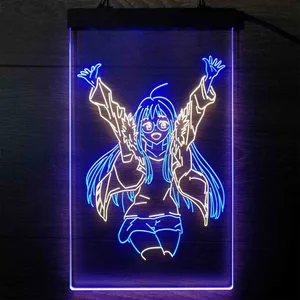 Persona 5 Futaba Sakura Hands Up Neon-Like LED Sign