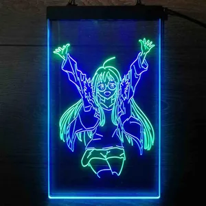 Persona 5 Futaba Sakura Hands Up Neon-Like LED Sign