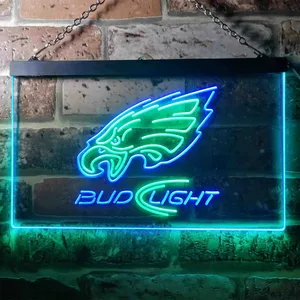 Philadelphia Eagles Bud Light Neon-Like LED Sign