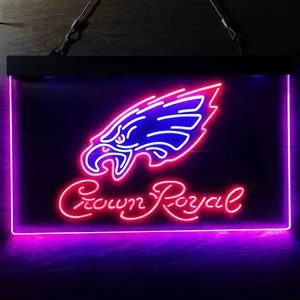 Philadelphia Eagles Crown Royal Neon-Like LED Sign