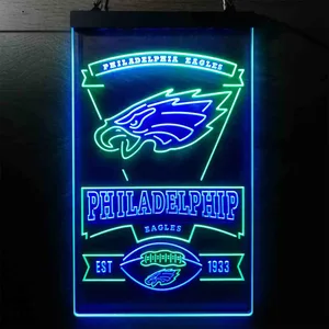 Philadelphia Eagles EST 1933 Neon-Like LED Sign