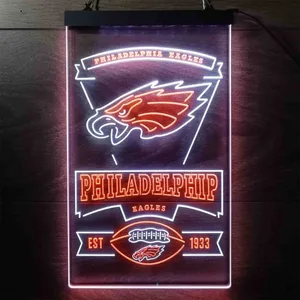 Philadelphia Eagles EST 1933 Neon-Like LED Sign