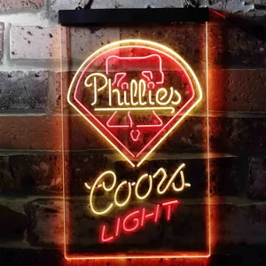 Philadelphia Phillies Coors Light Neon-Like LED Sign